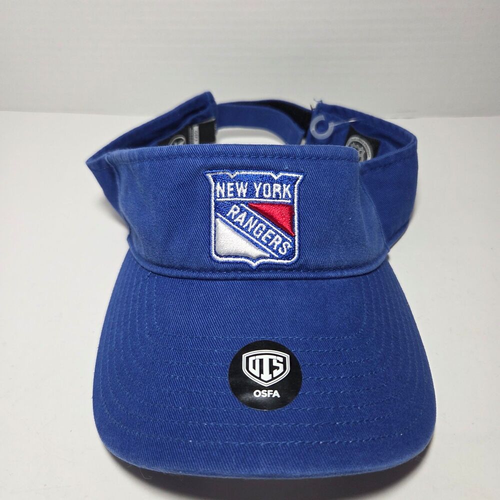 New York Rangers NHL 47 Brand Golf Sun Visor Hat Blue Adjustable One Size Hockey